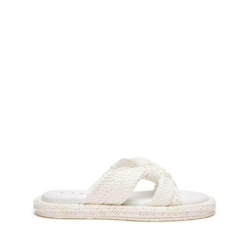 Hvid Dama Lido Flad Sandal