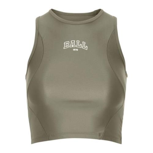 Sporty Olive Top med Logo