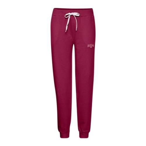 Afslappet silhuet sweatpants i Magenta