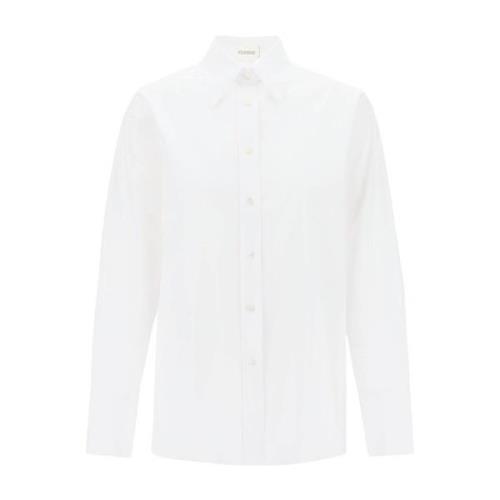 Klassisk Hvid Button-Up Skjorte