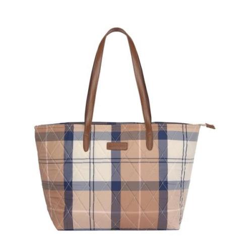 Quiltet Tartan Tote Taske