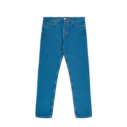 Straight Cut Jeans - Blå