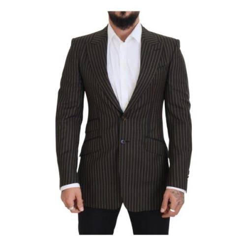 Peak Lapel Uld Blazer