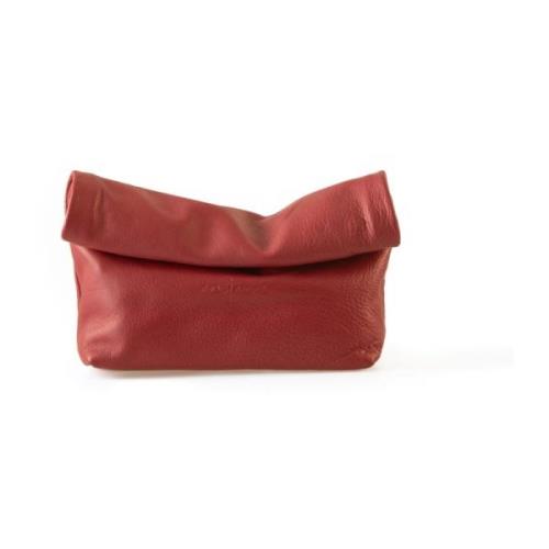 Delhi, ler læder clutch