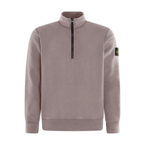 Herre Half Zip Sweater Grå