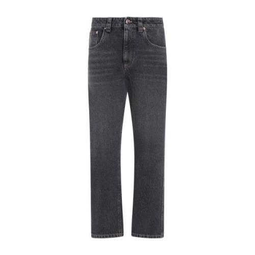 Sort Stone Denim Bomuld Jeans