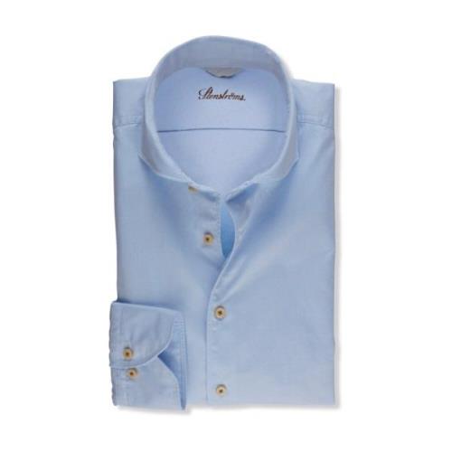 New Slimline Casual Light Blue Twill Shirt