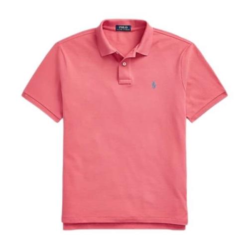 Custom Slim Fit Mesh Polo Shirt