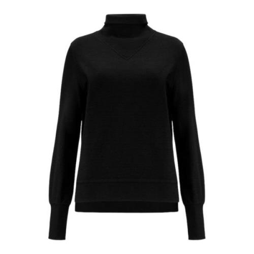 Sort Mockneck Sweatshirt