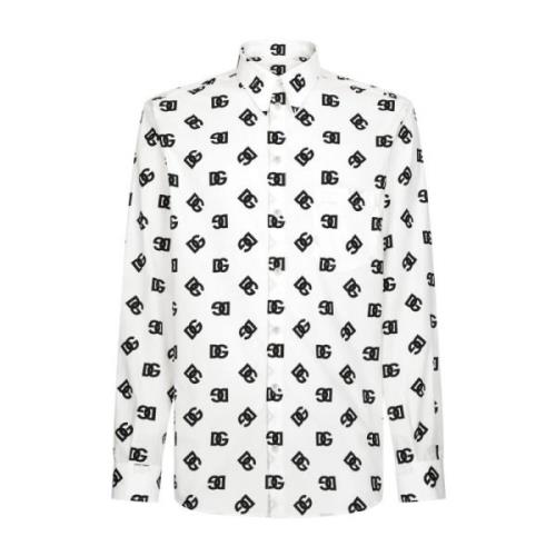 Logo Print White Shirt