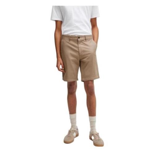 Slim Fit Bomuldsshorts Bermuda Kollektion