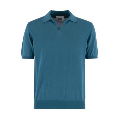 Turkis V-hals Polo T-shirt