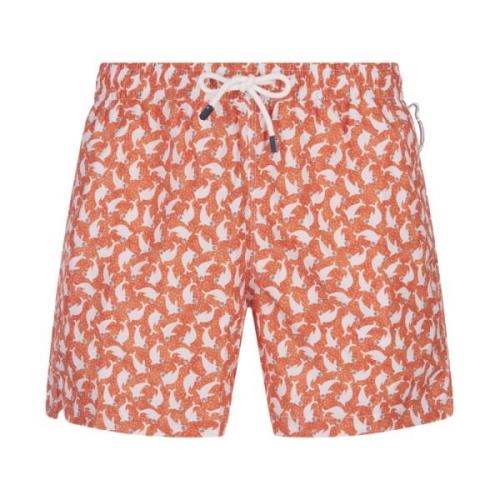 Orange Havtøj Badeshorts