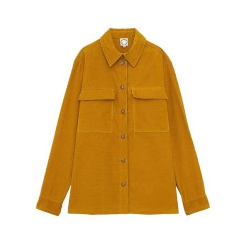 Velvet Chandler Overshirt i Ochre