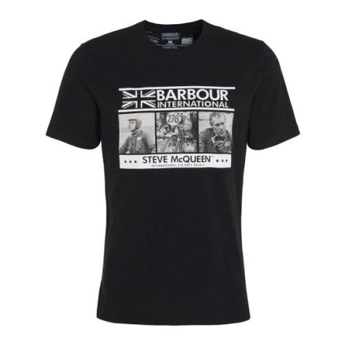 Steve McQueen Charge T-Shirt Sort