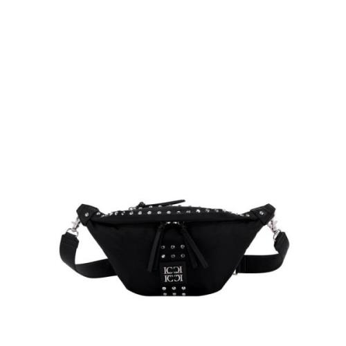 Studded Nylon Crossbody Bag Sort