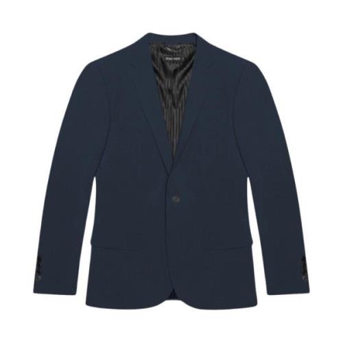 Ink Blue Slim Fit Blazer Jakke