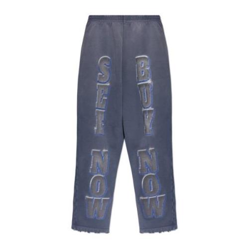 Vintage-effekt sweatpants