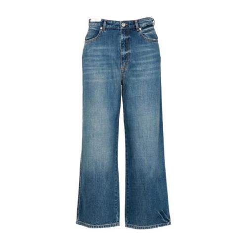 Højtaljet Denim Palazzo Jeans