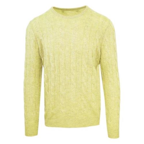 Herre Cashmere Uld Langærmet Sweater