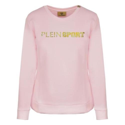 Sporty Langærmet Rund Hals Sweatshirt