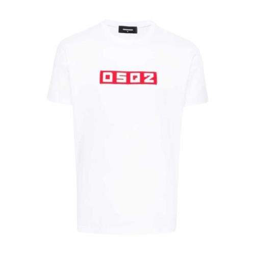 Logo T-shirt med kontrastbånd