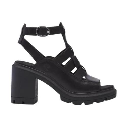 Læder Stropløs Sandal