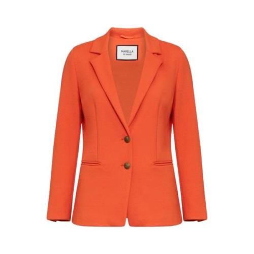 Orange Milano Strik Blazer Jakke