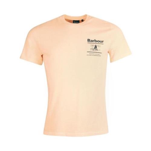 Nautisk Stil T-Shirt Koralsand