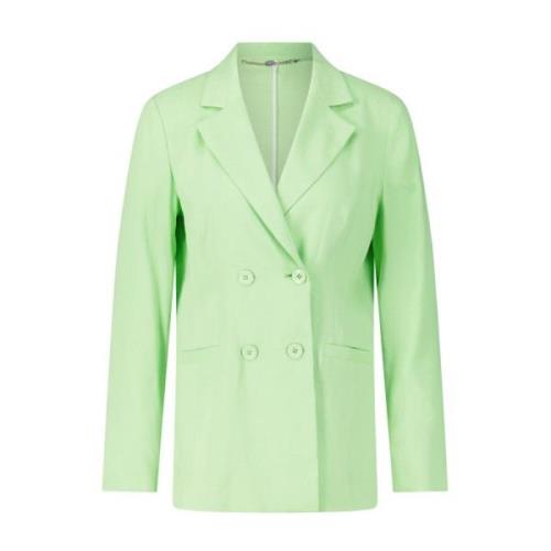 Linned Blazer Klassisk Stil