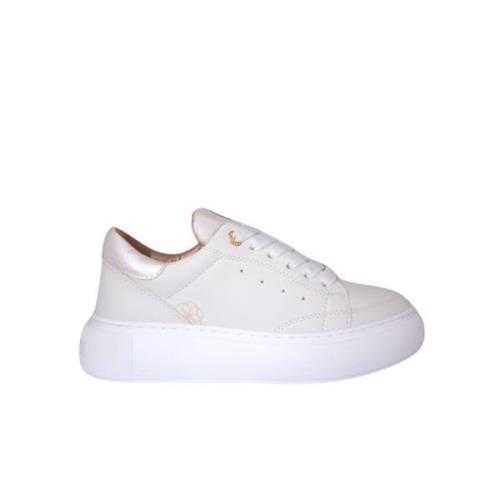 Glitter Phyton Damesneakers Platform