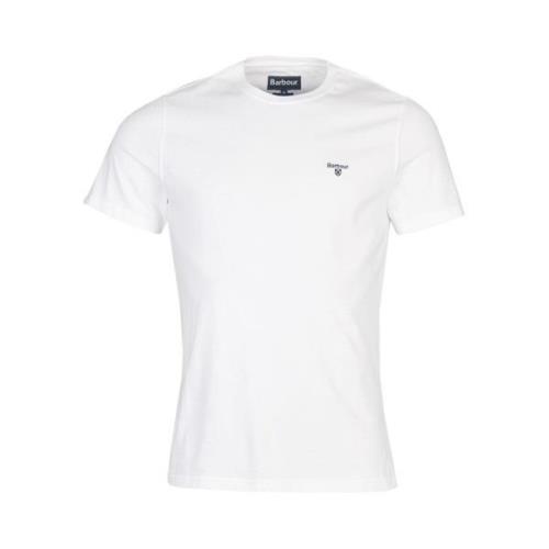 Herre Regular Fit Hvid T-shirt