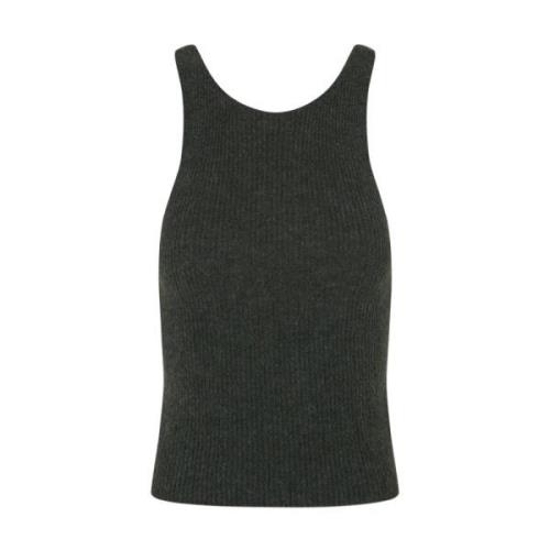 Grøn Alpaca Silke Tank Top