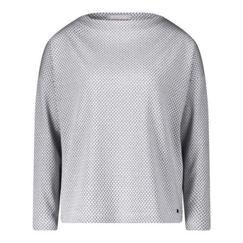 Grafisk Turtleneck Casual Skjorte