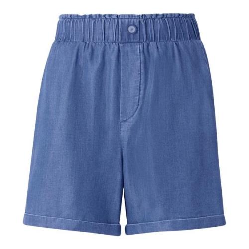 Blå Denim Shorts til Kvinder