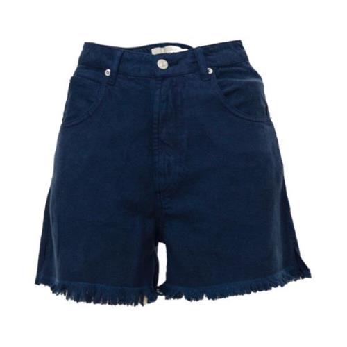 Højtaljet Kæreste Denim Shorts