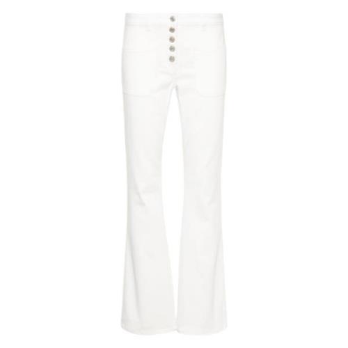 Heritage White Bootcut Denim Bukser