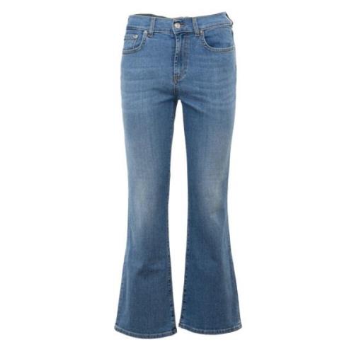 Højtaljede Bootcut Jeans ZANDRA