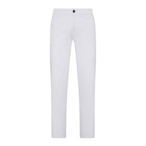 Slim Fit Hvid Denim Jeans