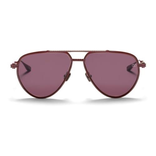 Bordeaux Aviator Solbriller med Studs