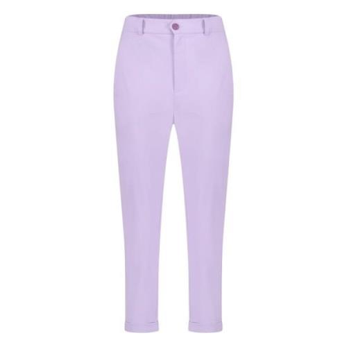 Chino Style Cropped Pants | Lila