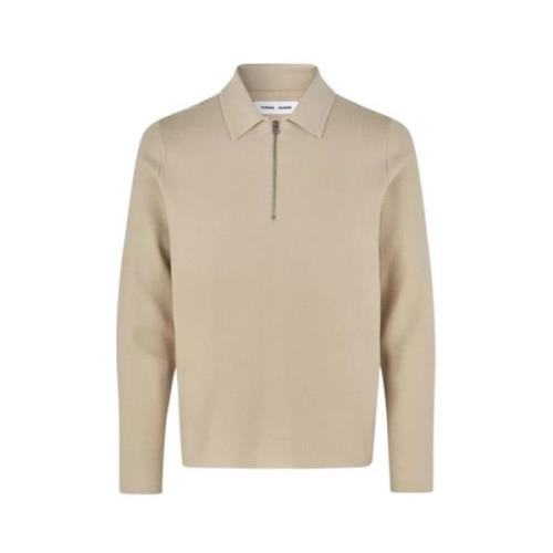 Zip Knit Polo Shirt