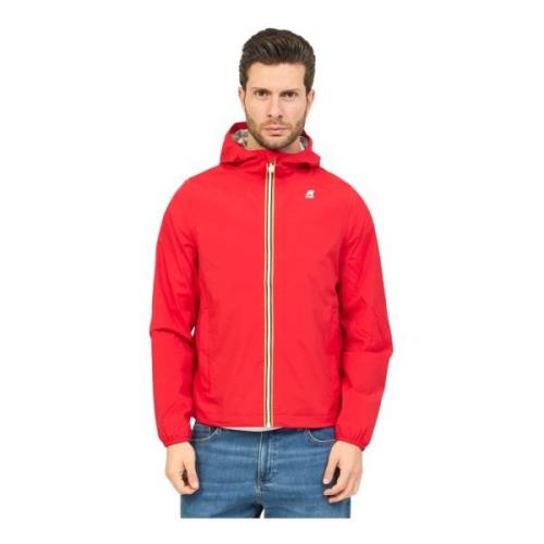 Rød Jack Slim Fit Nylon Frakke