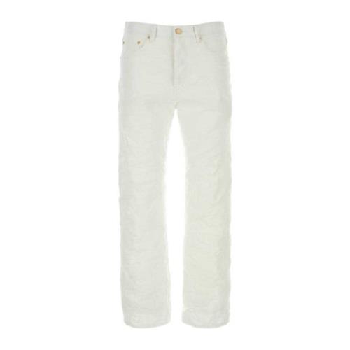 Stilfulde hvide denim jeans