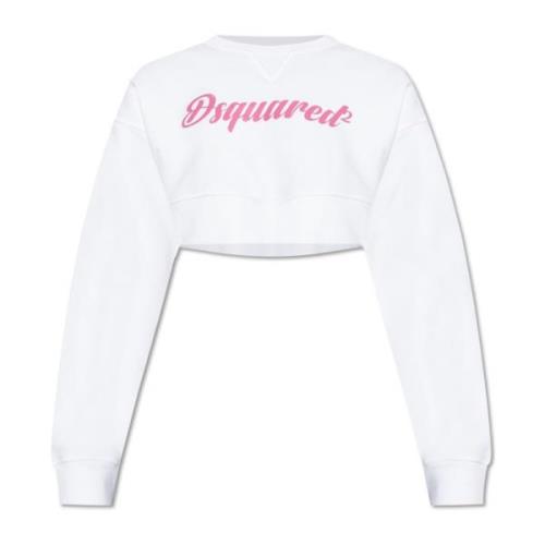 Sweatshirt med logo