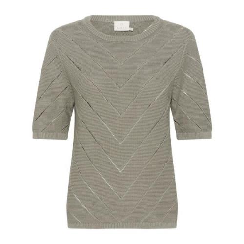 Feminin Strik Pullover Vetiver