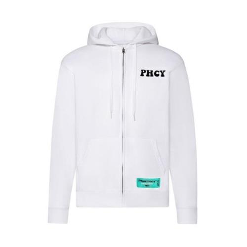 Bomuld Zip Hoodie med Logo Print