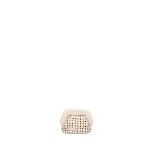 Shiny Knots Cloud Clutch Taske