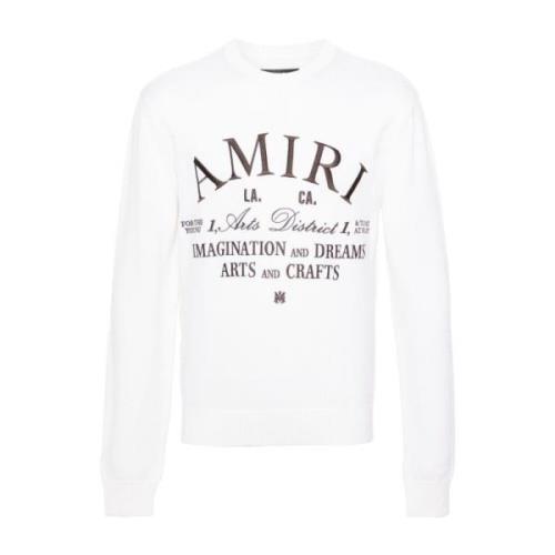 Broderet Crew Neck Sweater