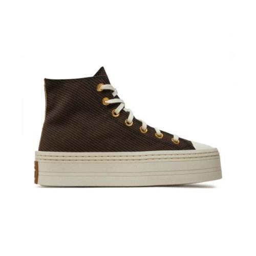 Moderne Lift Hi Damesneakers Brun